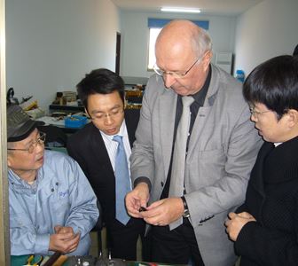 Experts from German motor manufacturers came to our company for guidance