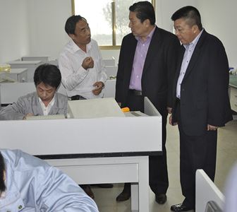 President Lu and director Zhang of Jiangsu Rehabilitation Center for the disabled visited the company