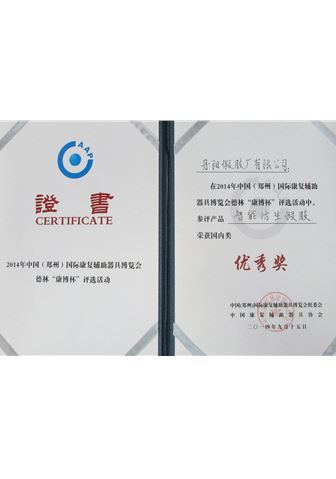 In 2014, Zhengzhou International Rehabilitation Equipment Expo won the domestic "excellent award"